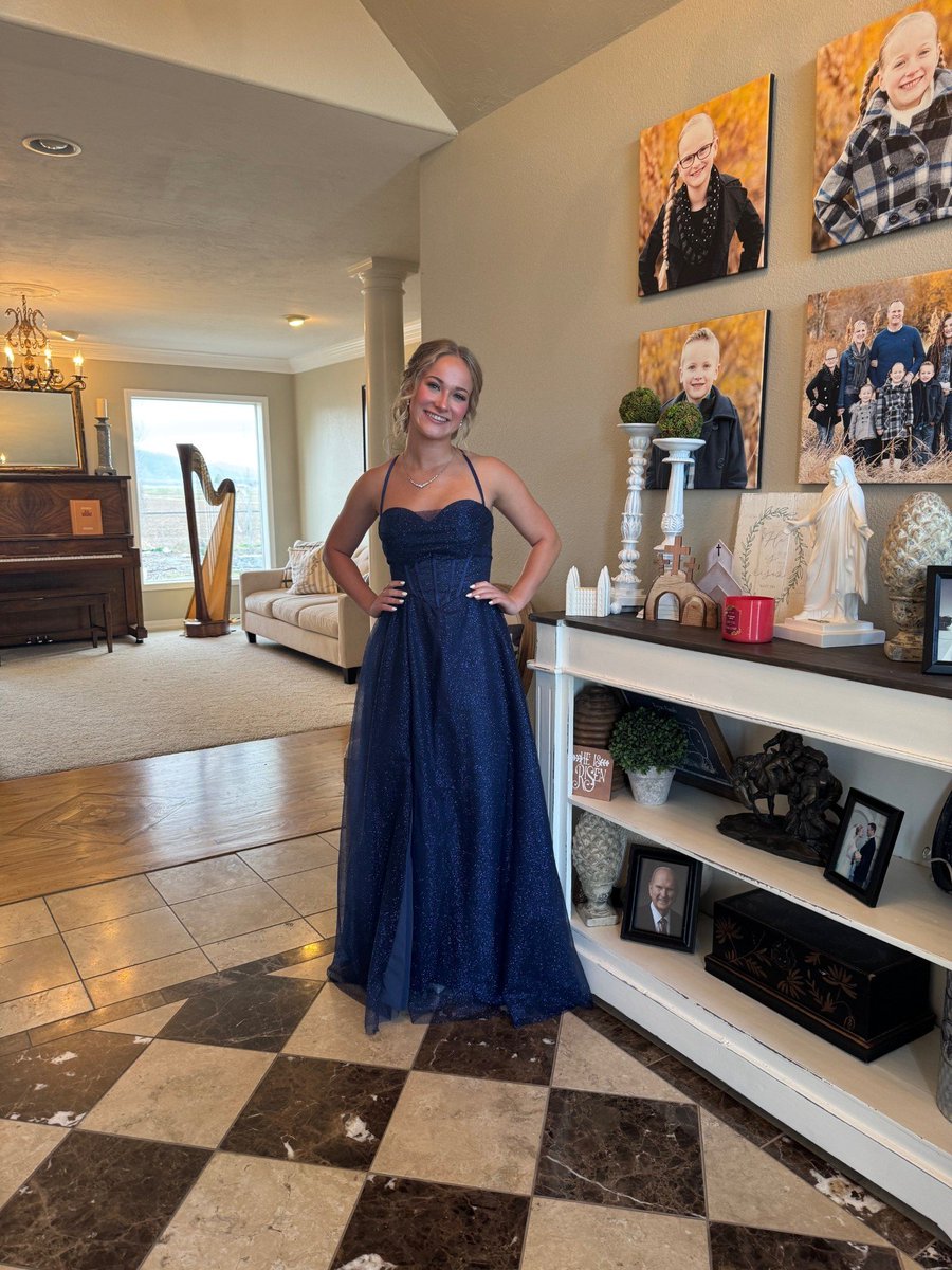 Junior Prom 2025 -- My beautiful daughter had a great time!  I had no problem with her being whisked away in an Elon Musk cyber truck.