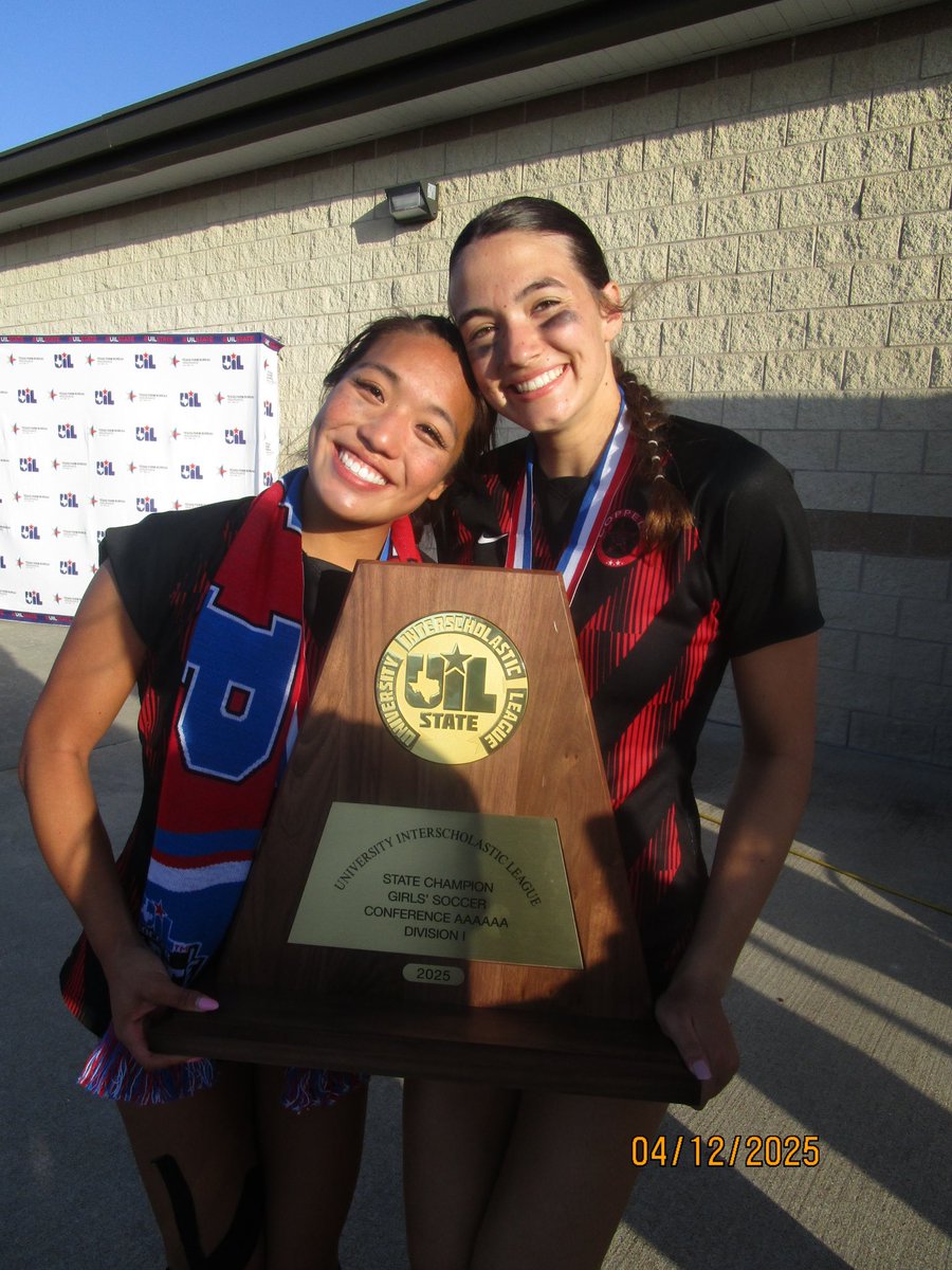 STATE CHAMPS!! 🫶‼️🤠

what a ride! thank you <a href="/CoppellCowgirls/">CoppellCowgirlSoccer</a> for the best 4 years! 

<a href="/StMUwsoccer/">St. Mary's Women's Soccer</a> see you soon! 💙💛