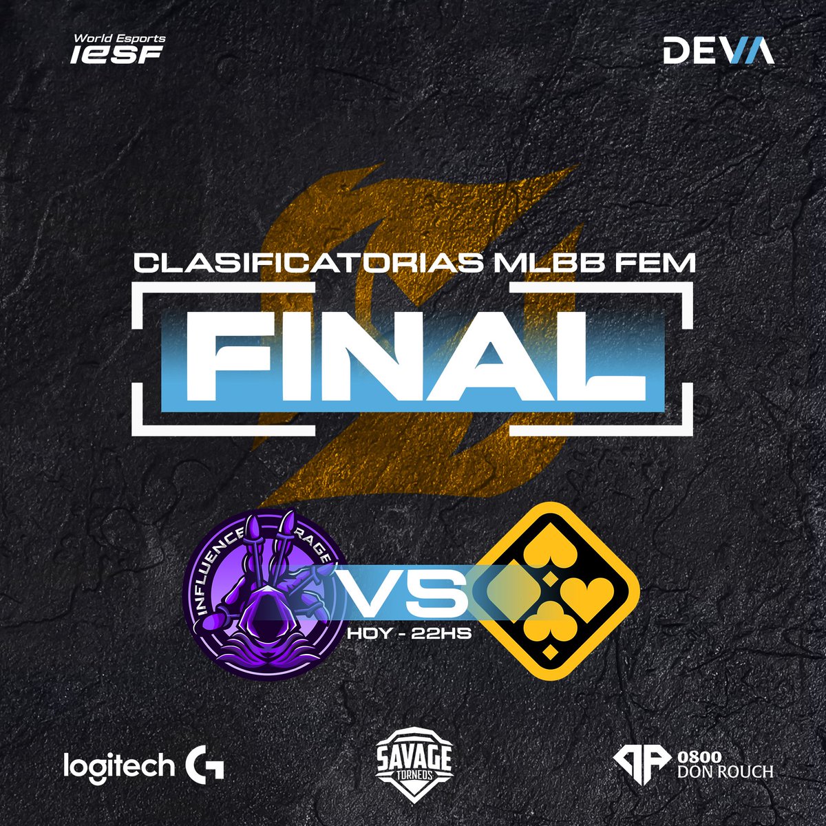 devaesportsarg's tweet photo. ⚔️ ¡HOY es la gran final!
Las mejores escuadras femeninas de #MLBB se enfrentan por un lugar en la Selección Argentina.

⏰ 22hs – ¡No te lo pierdas!

#SomosDEVA https://t.co/bvhxCmmkAG