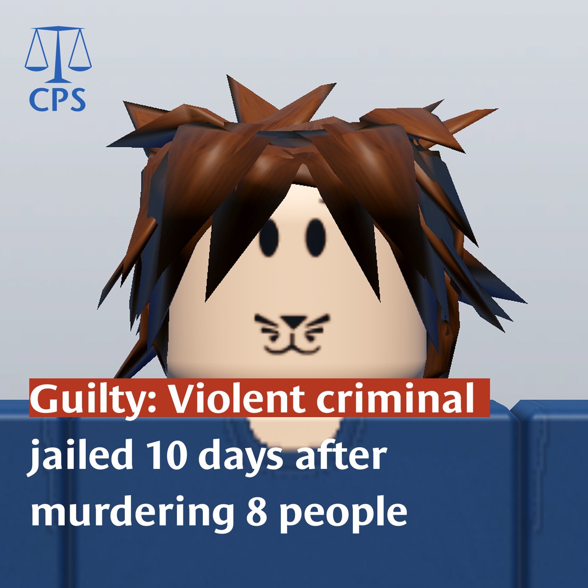 GJP999 is currently serving a 10 day sentence after terrorising Westbridge and murdering 8 people.