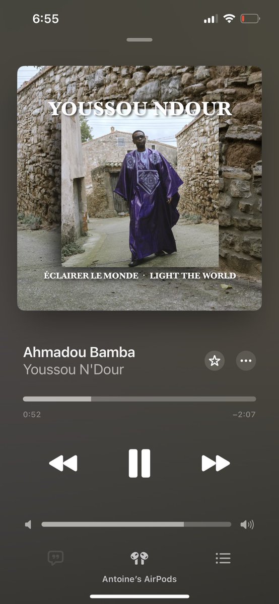 antoine_mensah's tweet image. Just listened to Youssou N’dour’s new album ‘Éclairer Le Monde’. His vocals— ever nostalgic, deep roots, and messages that resonate beyond borders. This is how you evolve without losing your roots. Forever a cultural beacon.

#YoussouNdour #TellMeWhatYouWant #EclairerLeMonde