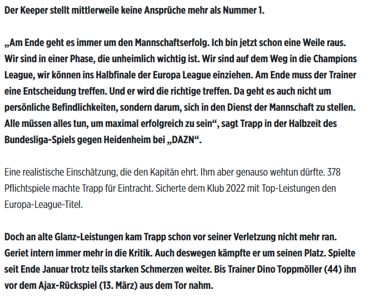 AdlerNews's tweet image. Stark Kevin #Trapp! 🥹❤️
Was für Worte des @Eintracht-Kapitäns?!  #SGE 🦅