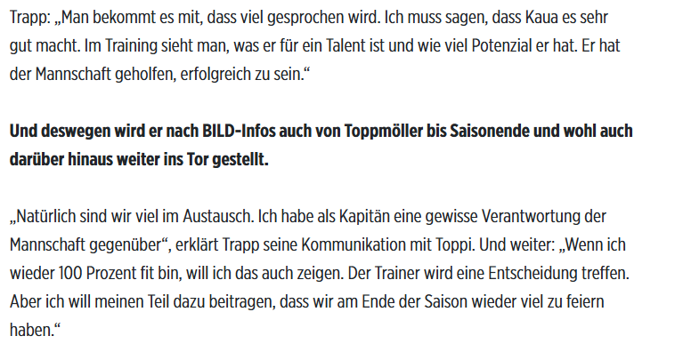 AdlerNews's tweet image. Stark Kevin #Trapp! 🥹❤️
Was für Worte des @Eintracht-Kapitäns?!  #SGE 🦅