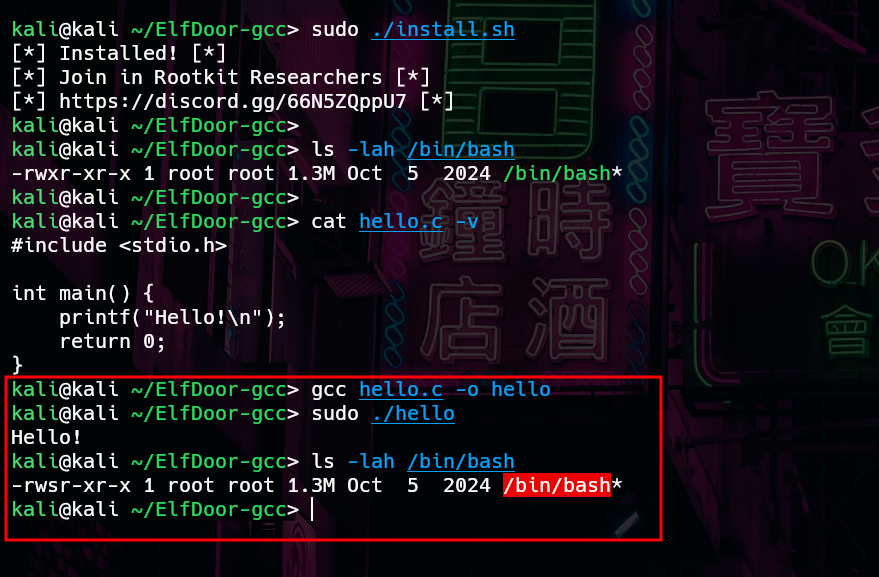 MatheuzSecurity's tweet image. Article: matheuzsecurity.github.io/hacking/gcc/
Github: github.com/MatheuZSecurit…
ElfDoor-gcc is an LD_PRELOAD that hijacks gcc to inject malicious code into binaries during linking, without touching the source code.
#malware #gcc #ldpreload #linux