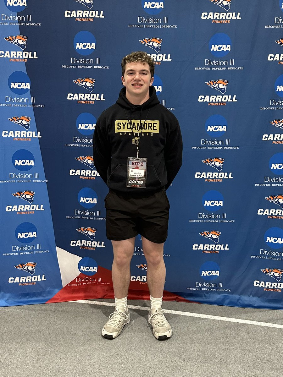 Dgurley3310's tweet photo. Had an awesome time at Carroll University! Once again, thank you @Coachraby_ for the invite! @CoachJWellsNCSA @CoachBuddah https://t.co/Oq8vcBVdsx