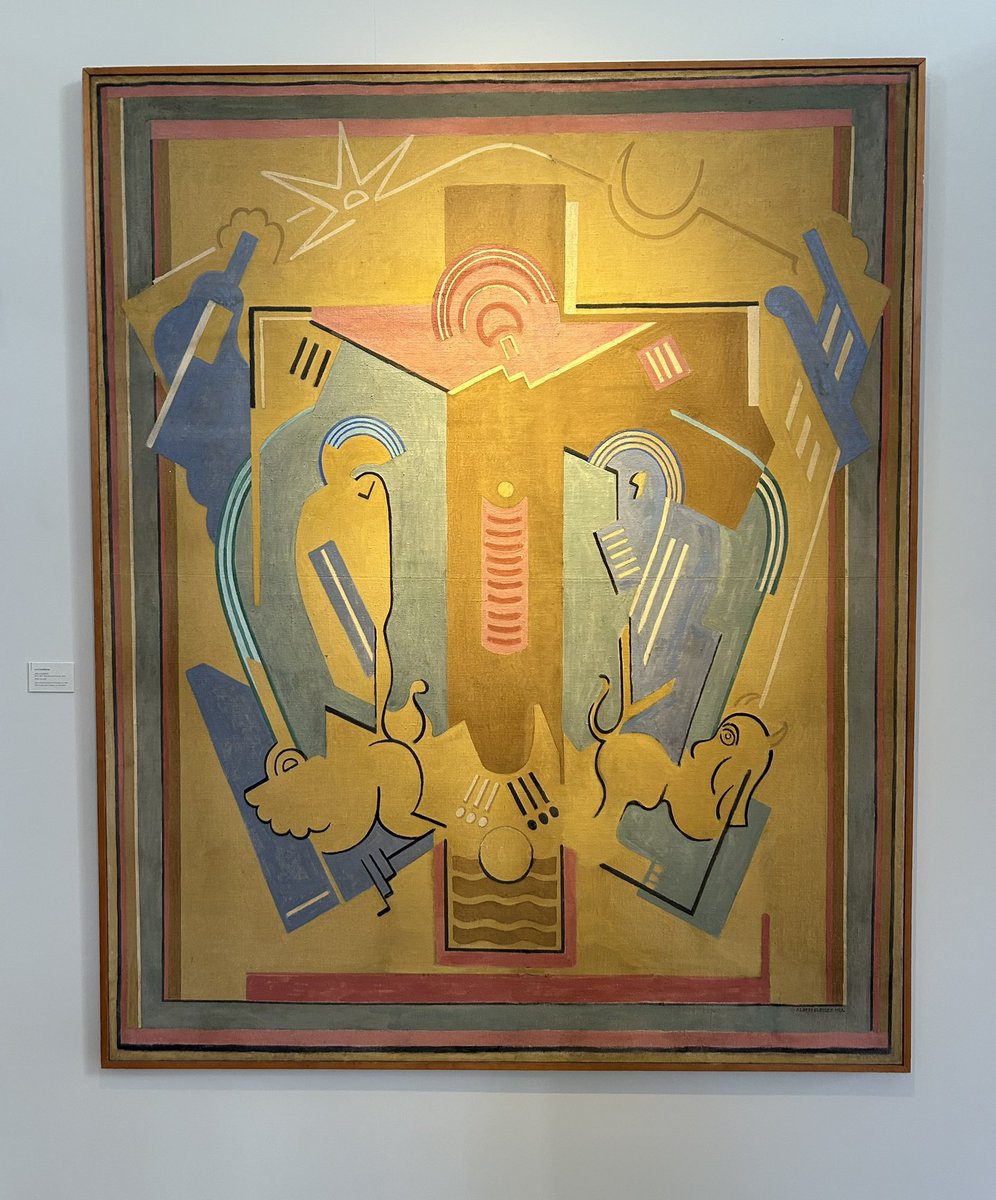 GabrielColombet's tweet photo. Rencontre culturelle à @VilleDeMacon avec mon ami Hervé Reynaud. Émotion en découvrant 2 œuvres d’Albert Gleizes au musée des Ursulines. Installé à St-Rémy dans les années 20, Gleizes est à l’honneur au @MuseeEstrine, qui conserve une importante collection de son œuvre. @laFNCC https://t.co/IMnB5F23MG