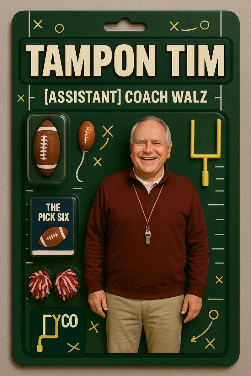 Tampon Tim is the meme that just keeps on giving. Please make this guy the Democrat nominee in 2028.