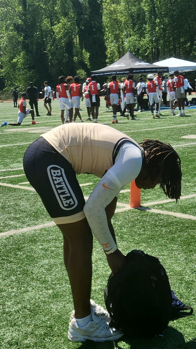 2027 in-state WR Eli Ferguson rocking some #Tennessee gear at <a href="/thesevens7on7/">The Sevens Football</a>.