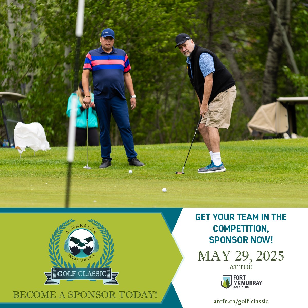Join us in making a significant impact on our community by becoming a sponsor of the ATC Golf Classic. By aligning your brand with our cause, you're not only gaining exposure but also directly contributing to bridging funding gaps for community programs. atcfn.ca/golf-classic