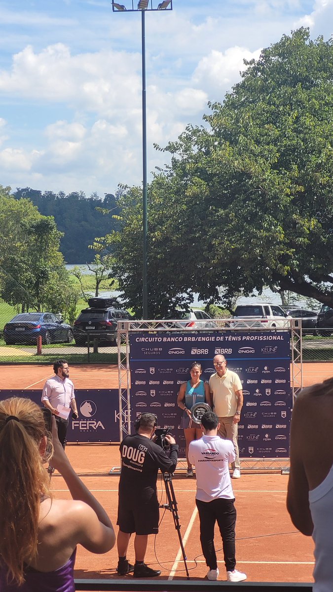 saratavares's tweet photo. Carol Meligeni, vice-campeã do ITF W35 de São Paulo 🥰🥰🥰 https://t.co/dSFNcNyM8J