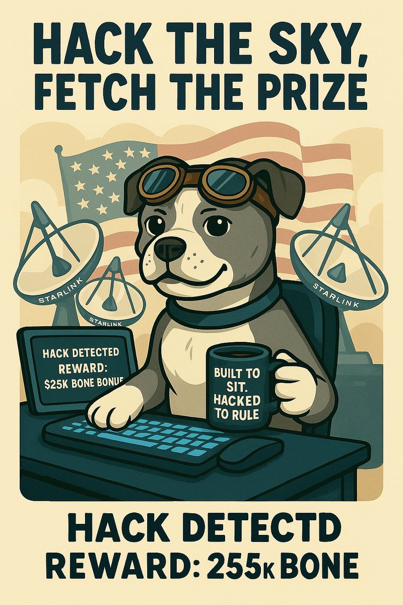 FuryPawsHQ's tweet photo. @SawyerMerritt @elonmusk If Paul Revere had a keyboard, he'd be barking firewalls.
Hack detected. Freedom protected.
$25K bone bounty? That’s enough to liberate a whole kennel.
#BuiltToSit #HackedToRule #FuryPaws #Starlink #usagi https://t.co/sjjfMR3vnB