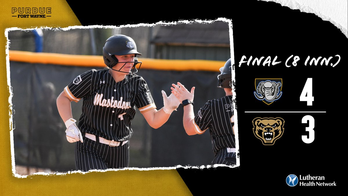 Mastodons win in extras! Alexa Carter's solo home run in the eighth was the difference!

#FeelTheRumble #HLSB