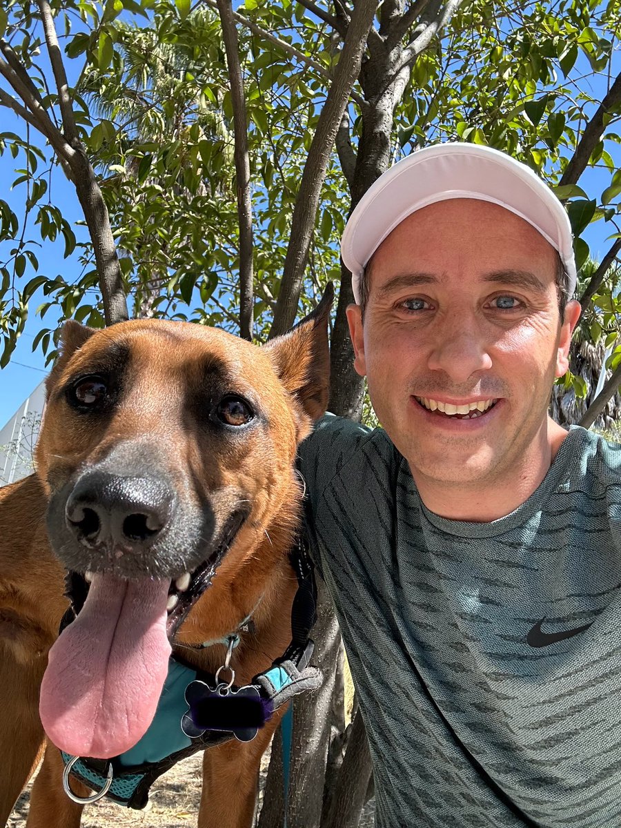 marioriestra's tweet photo. Hoy le tocó corrida larga a Max conmigo. 6 buenos km.

🏃‍♂️ 🐕 https://t.co/ThtO5BTfPC