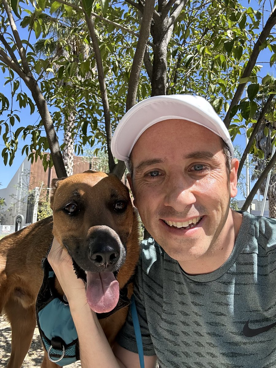 marioriestra's tweet photo. Hoy le tocó corrida larga a Max conmigo. 6 buenos km.

🏃‍♂️ 🐕 https://t.co/ThtO5BTfPC