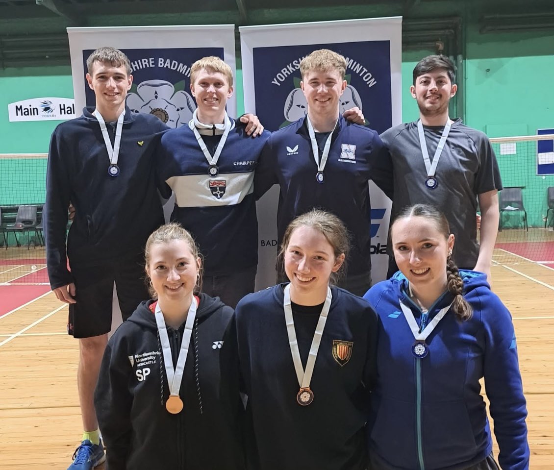 Huge well done to Ryan &amp; Lucy who were part of the Northumberland 17-21 ECC Team who came 3rd in the Tournament in York this weekend! 🏸🤩🥉