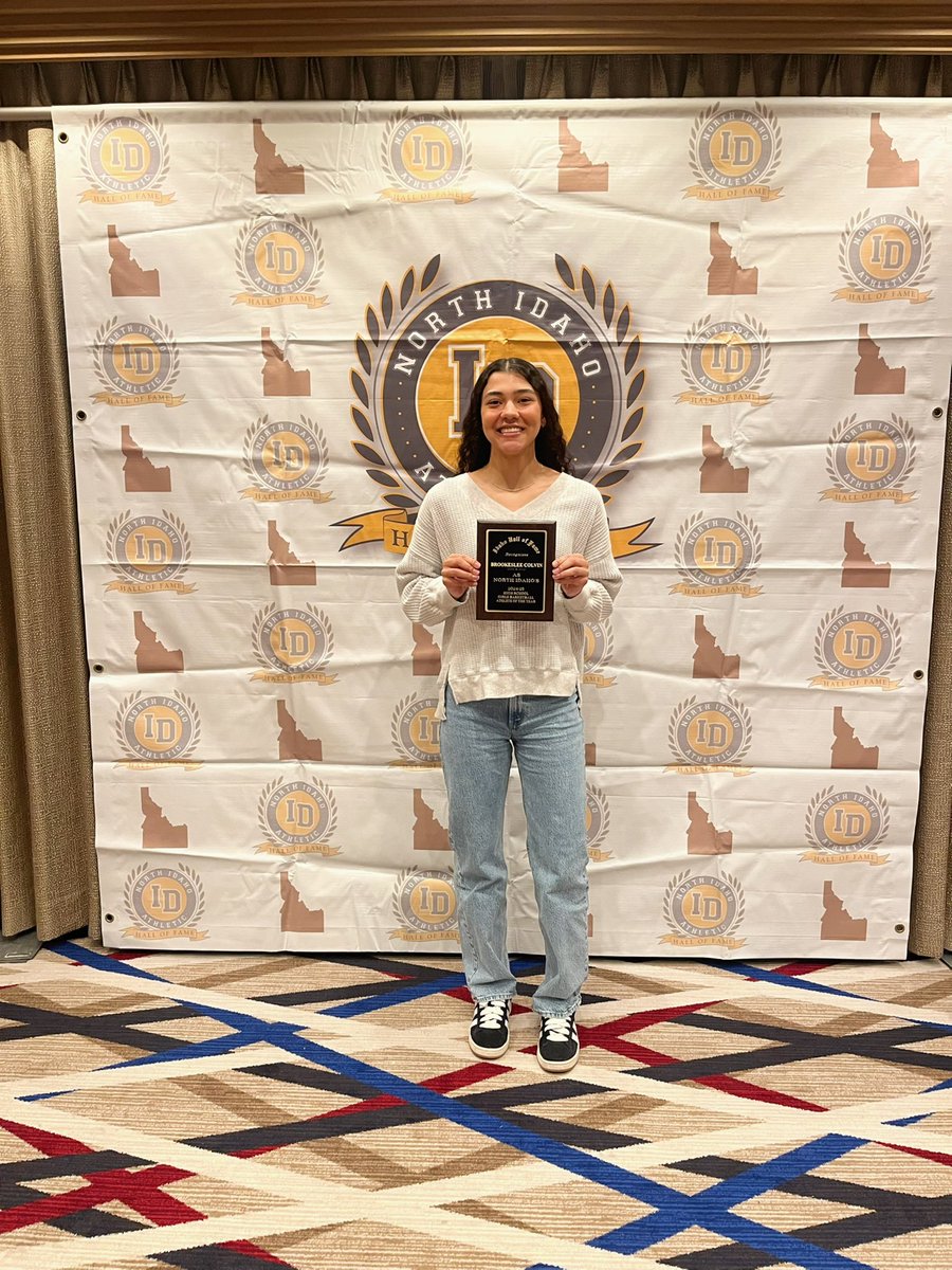 Honored to be selected as Girls Basketball Athlete of the Year by North Idaho Athletic Hall of Fame