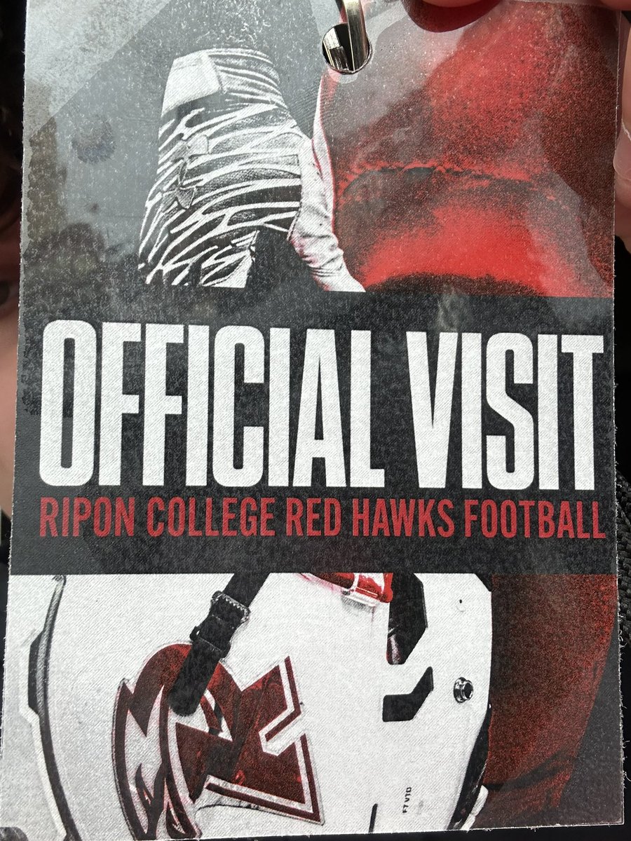 cartersoma41's tweet image. Thank you @coach_hepp and @RiponRedHawkFB for the junior day visit