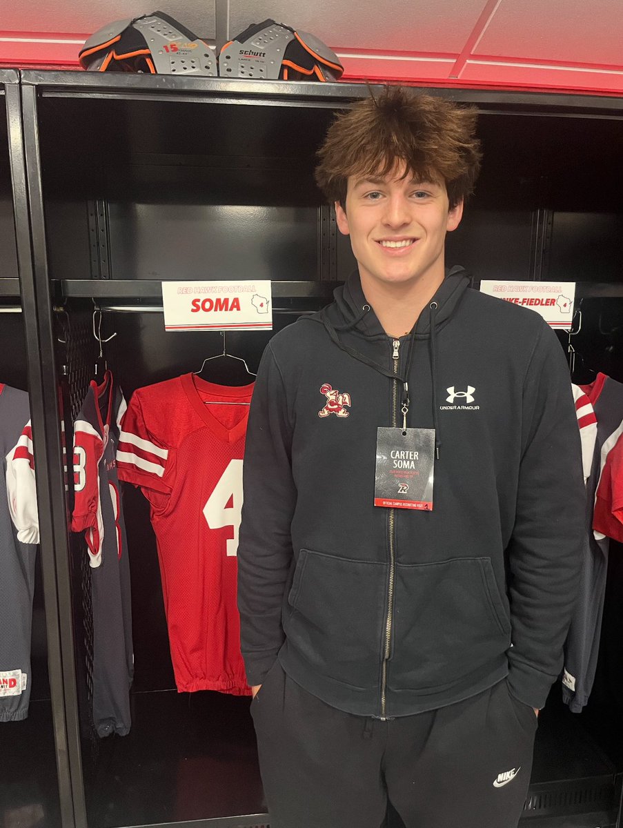 cartersoma41's tweet image. Thank you @coach_hepp and @RiponRedHawkFB for the junior day visit