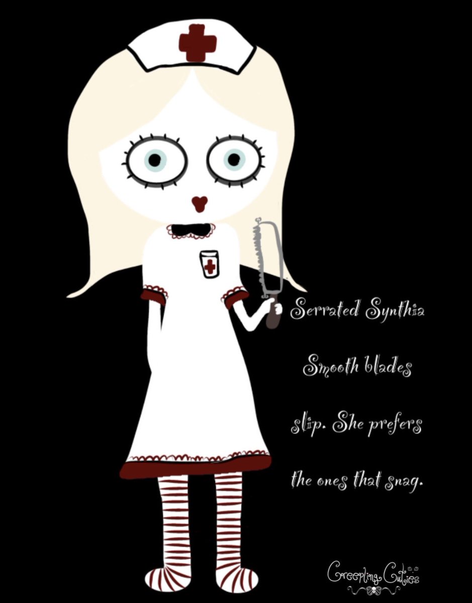 vorpalmaiden's tweet photo. One of my creepling cuties from my series โ surgical sweethearts โ this is Serrated Synthia ๐ฅ๐๐ช Insta: creeplingcuties #spookycute #creeplingcuties #spookyart #dolls #doll #dollart #creepycute #strange #oddities #hospitalcore #medicalcore #ragdoll #gory logo: @decayingd0lly https://t.co/Xx4xnuA8kh