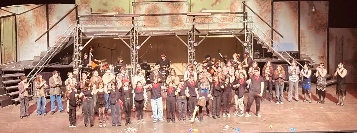 Wow! The students and faculty at West High just made the best possible argument in support of the arts in our schools with their amazing, sold out performance of Hadestown at the Performing Arts Center last night. Well done!