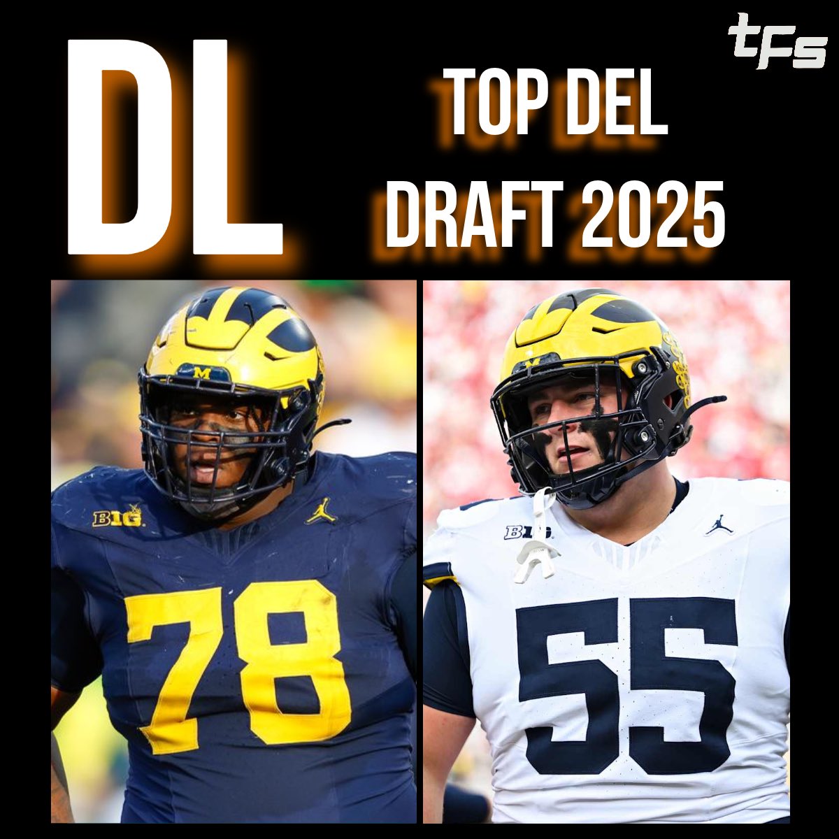 FumbleEs's tweet photo. 🚨TOP LINIEROS DEFENSIVOS DEL DRAFT 2025🚨

Os traemos los 6 mejores DL de todo el draft!! Dos de Michigan lideran la lista camino a salir en la 1ºRD🔝

¿Con cuál te quedas tú fumbler?🧐 

#Nfl #DraftKings #Deportes https://t.co/tuPlzGMu88