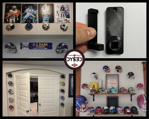DYS3DPrints's tweet image. New item just hit the shop! Invisible Floating Football Mini Helmet Wall Display Mount by DYS3D