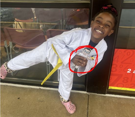 Jabari spent his  first day of Spring Break with K. They went to Taekwondo.