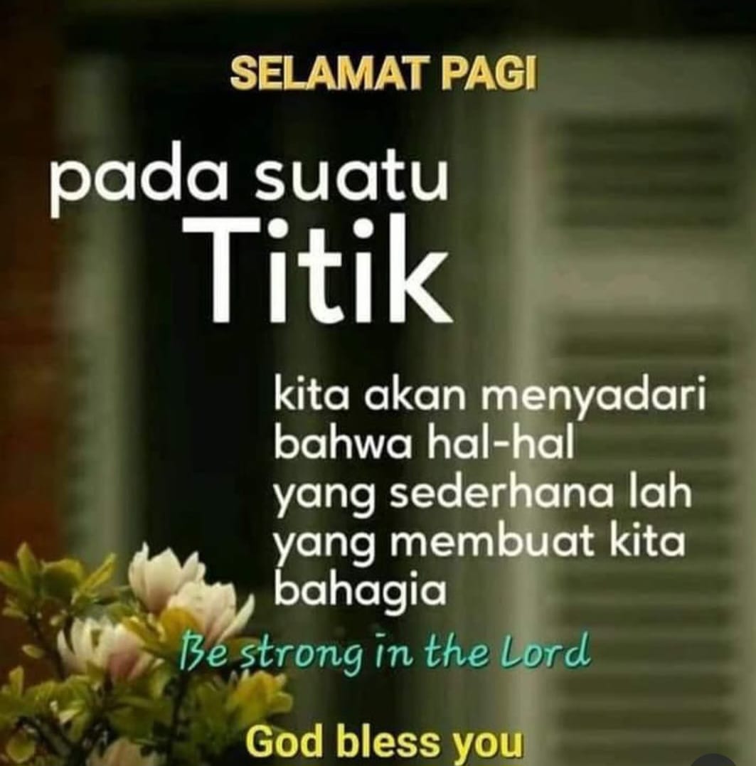 Selamat pagi,tetap semangat gaess...