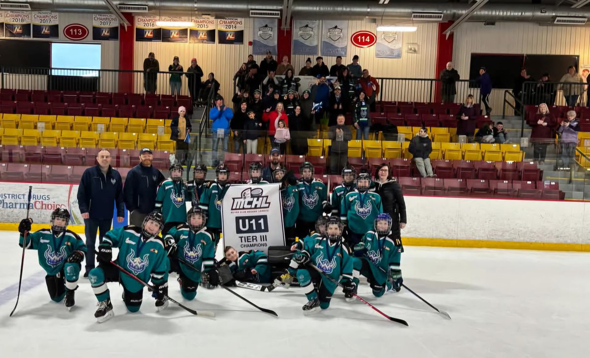 Our Paradise Sharks won gold in MCHL U11 - Tier 3!!! 

WTG Warriors! 🥇