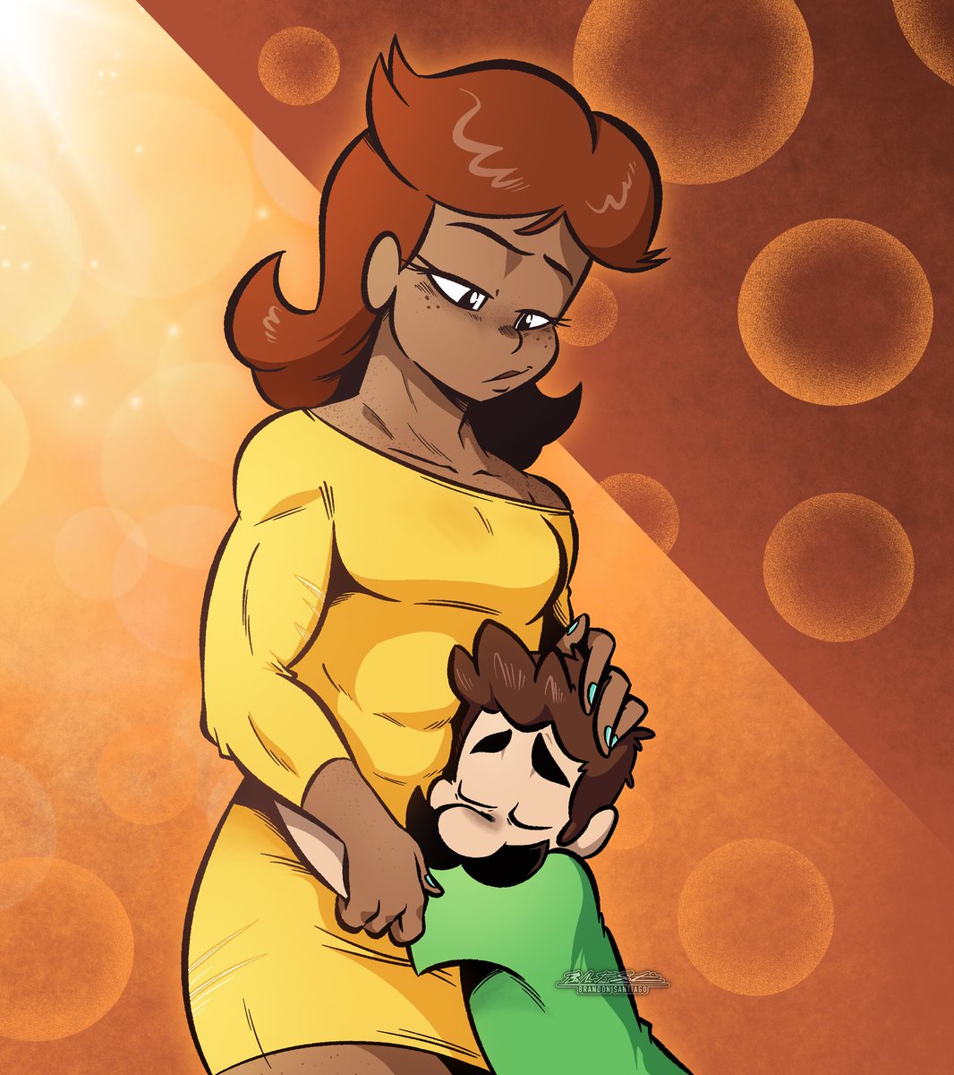 "Sigh. What am I gonna do with you?" 💛💚