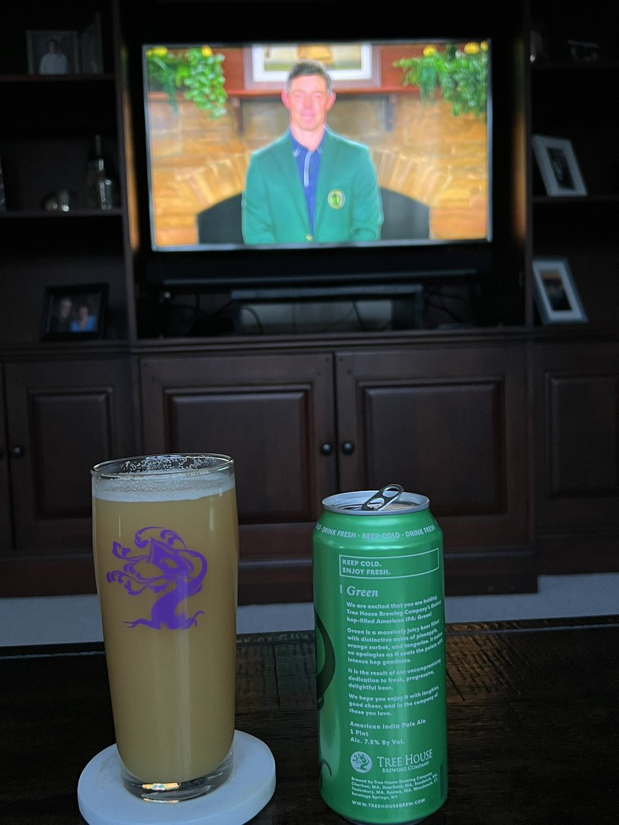 A tradition unlike any other…<a href="/TreeHouseBrewCo/">Tree House Brewing Co.🍺</a> Green and the Green Jacket! 🍻