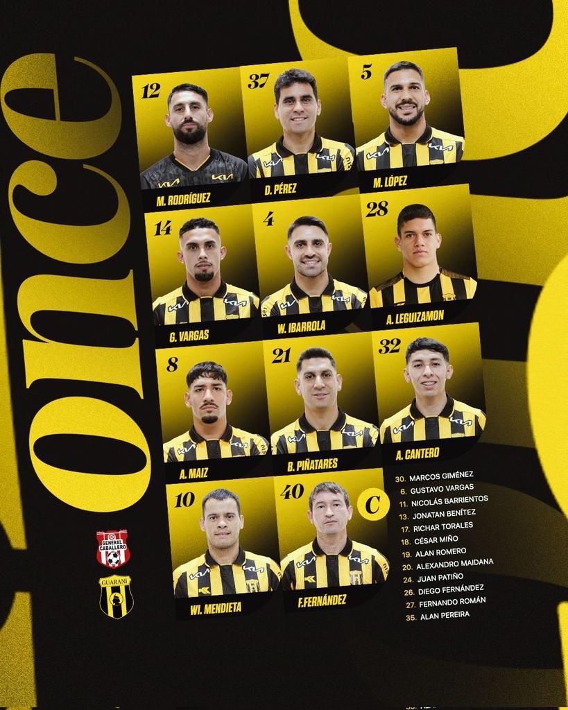 Así juega Guaraní vs Gral Caballero JLM 
#Hedicho