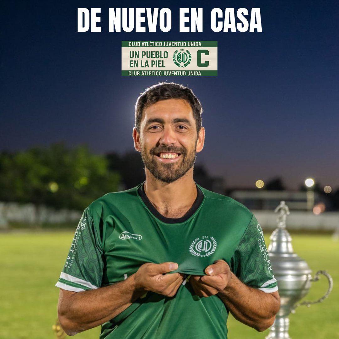 𝙳𝙴 𝚅𝚄𝙴𝙻𝚃𝙰 𝙴𝙽 𝙲𝙰𝚂𝙰🏠

Pablo Belarmino, vuelve para defender una vez más nuestros colores. Su compromiso, entrega y amor por el club son fundamentales en este camino que nos ilusiona volver a donde nos merecemos estar.💚