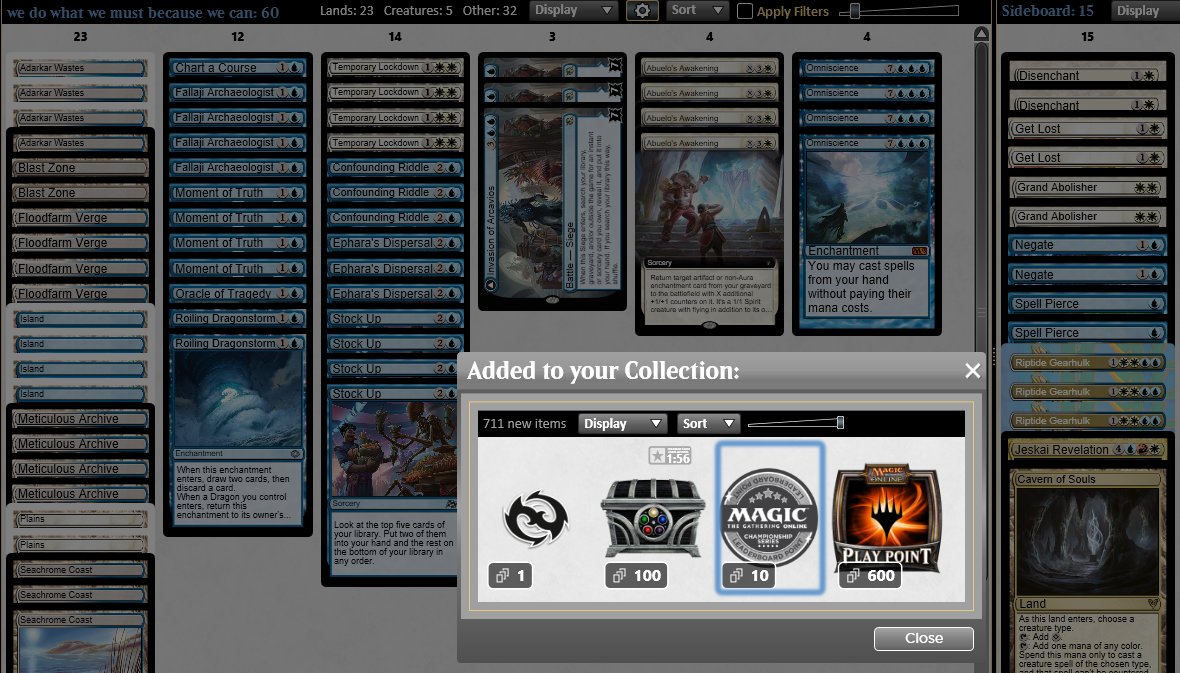 barczeek's tweet image. Died in the semis of the scuffed Standard mocs qualifier to UB mid. Deck&apos;s been treating me pretty well until the wheels fell off at the end.

thanks to #teamKCT and friends for #hardtesting that resulted in this incredible list

gearhulks are still bad btw
@fireshoes