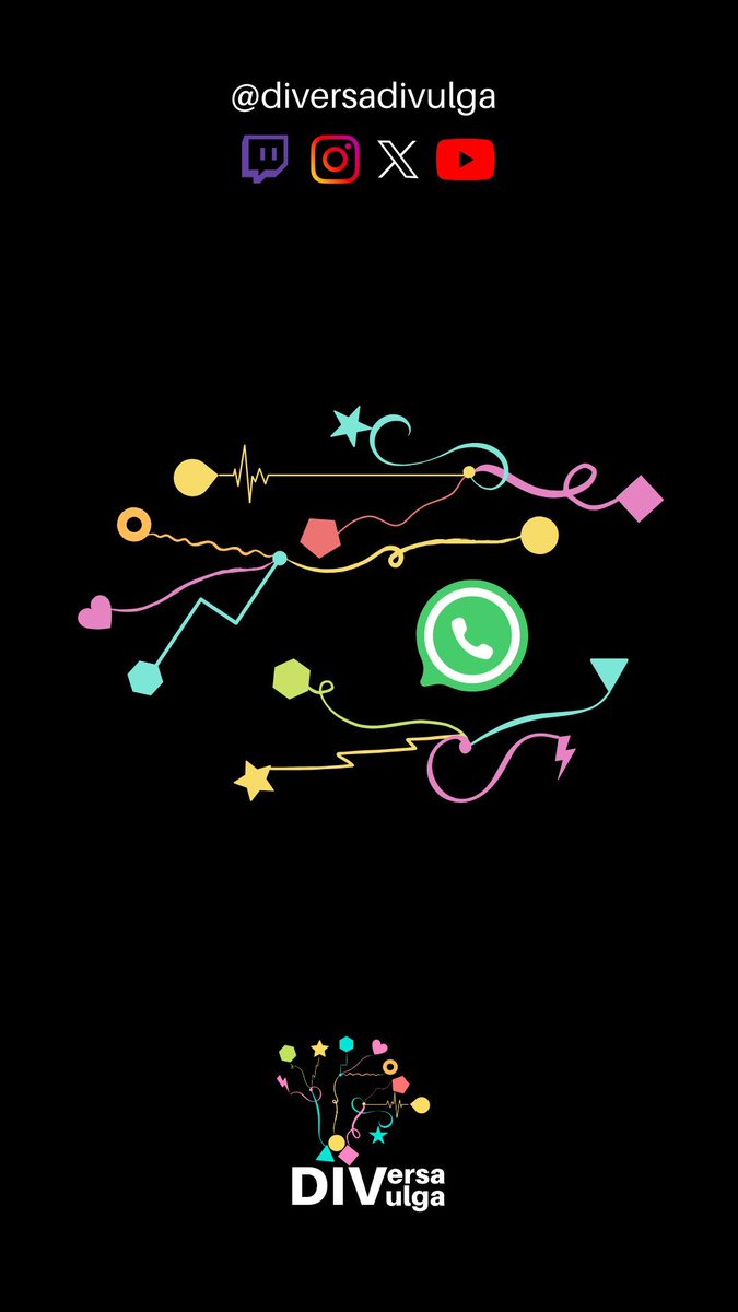 Únete a nuestro canal de Whatsapp y recibe información, recursos y actividades con el foco de DiversaDivulga
👇🏽👇🏽👇🏽👇🏽👇🏽
buff.ly/49Kl9Fy