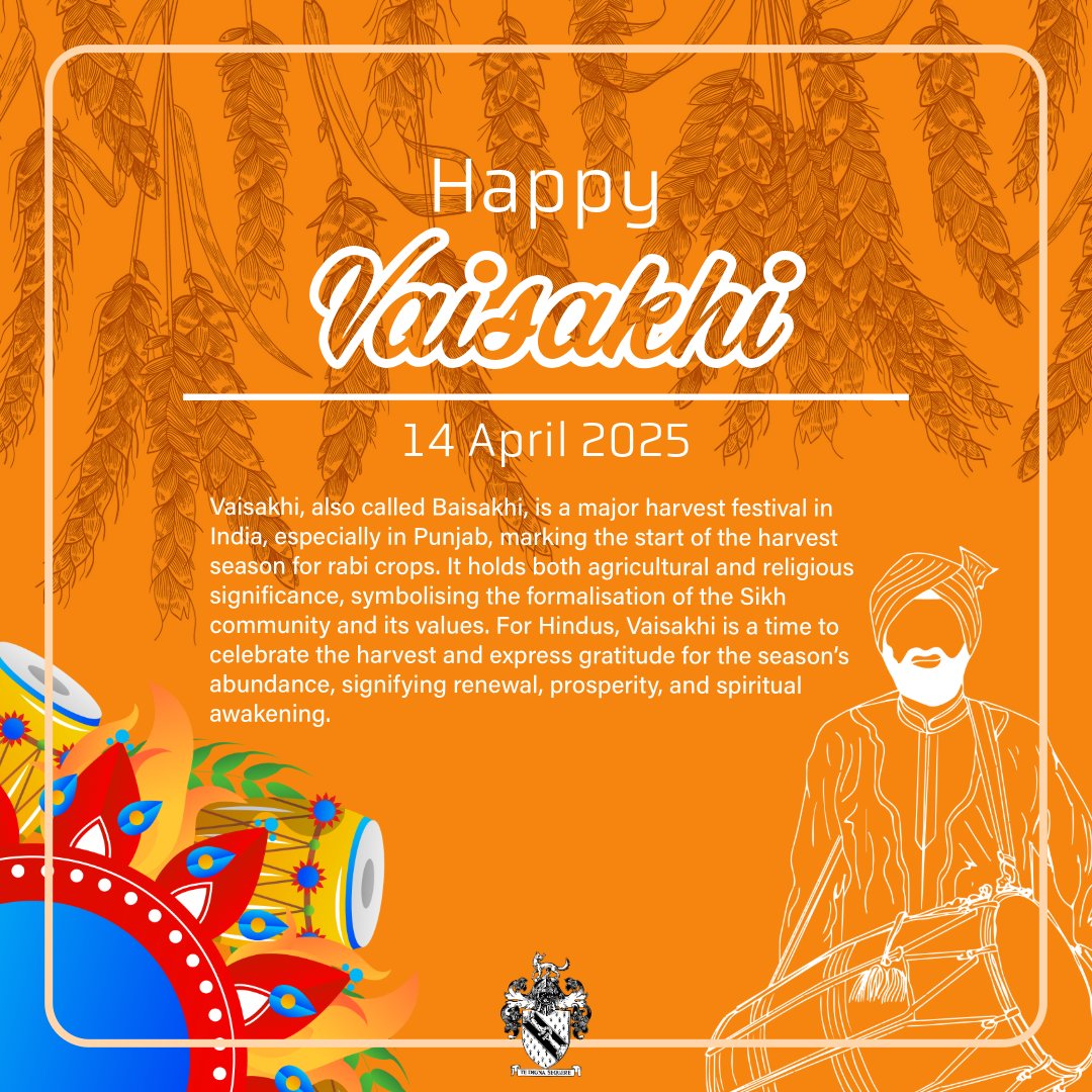 🌾Wishing our school community a joyful and prosperous Vaisakhi! May this festival bring new beginnings, happiness, and growth to all. Let’s celebrate the spirit of unity and harvest together. 

Happy Vaisakhi! 🌾

#Vaisakhi2025 #NewBeginnings #UnityAndJoy