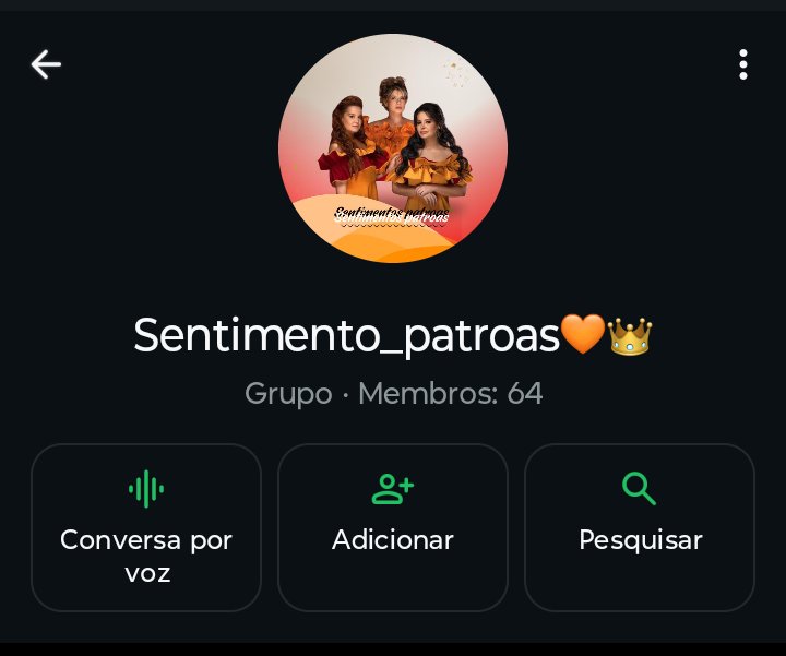 Grupo das patroas, se alguém quiser entrar cometa aqui 🫶🏻