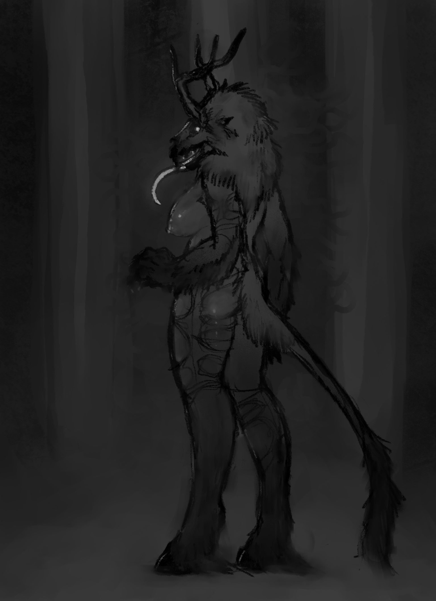 eye_bleed's tweet photo. She's 3m tall #furry #monster #anthro #art https://t.co/PynRsjHI8w