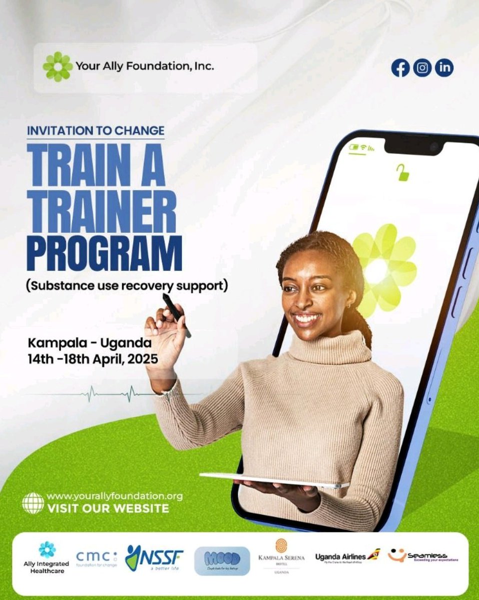 RonnieReagan24's tweet photo. The day is finally here!! All roads lead to @kampalaserena for the #InvitationToChange Train a Trainer workshop, billed to equip leaders with tools to imspire recovery from #substanceUse disorders in their communities. Looking forward to this coveted event. #EndSubstanceAbuse https://t.co/cjjgFgwiZD
