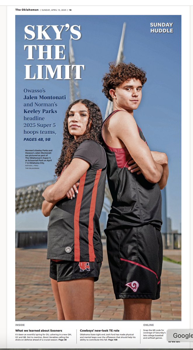 Sunday's <a href="/OklahomanSports/">Oklahoman Sports</a> cover:

@jdavis34_: tinyurl.com/53am547e
<a href="/nick_sardis/">Nick Sardis</a>: tinyurl.com/m8un42kj
<a href="/colton_sulley/">Colton Sulley</a>: tinyurl.com/2nu2ppfn
<a href="/joe_mussatto/">Joe Mussatto</a>: tinyurl.com/mrxs92xk
<a href="/ScottWrightOK/">Scott Wright</a>: tinyurl.com/589xd3nd
Subscribe: tinyurl.com/32wmmf46