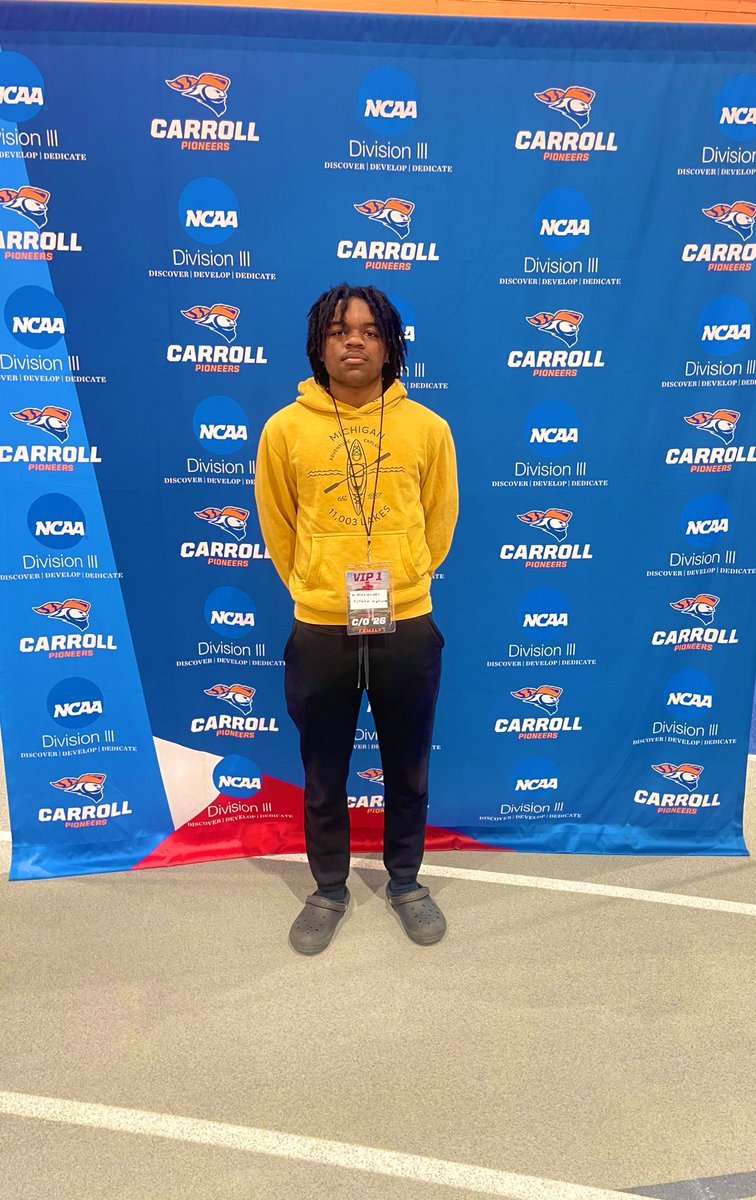 Malachi_Alex2's tweet image. I had a great Jr. day at Carroll University, thanks for the experience @CoachHolleyCU @CoachBuddah