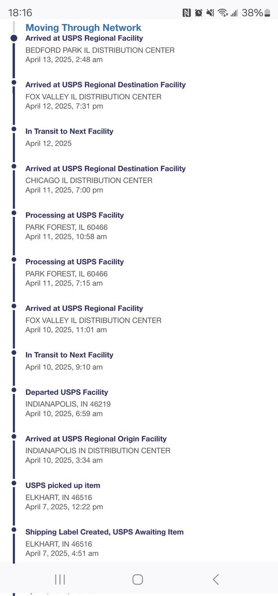 briguy1326's tweet photo. @USPSHelp make this make sense.  Please. https://t.co/77Q93u2ZWa