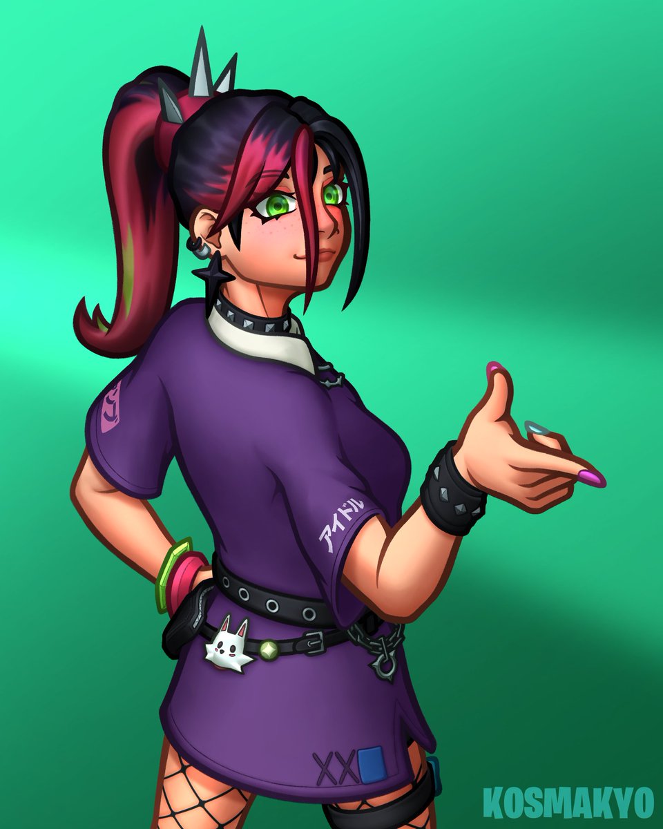 Helsie 💜
#Fortnite #FortniteFanArt