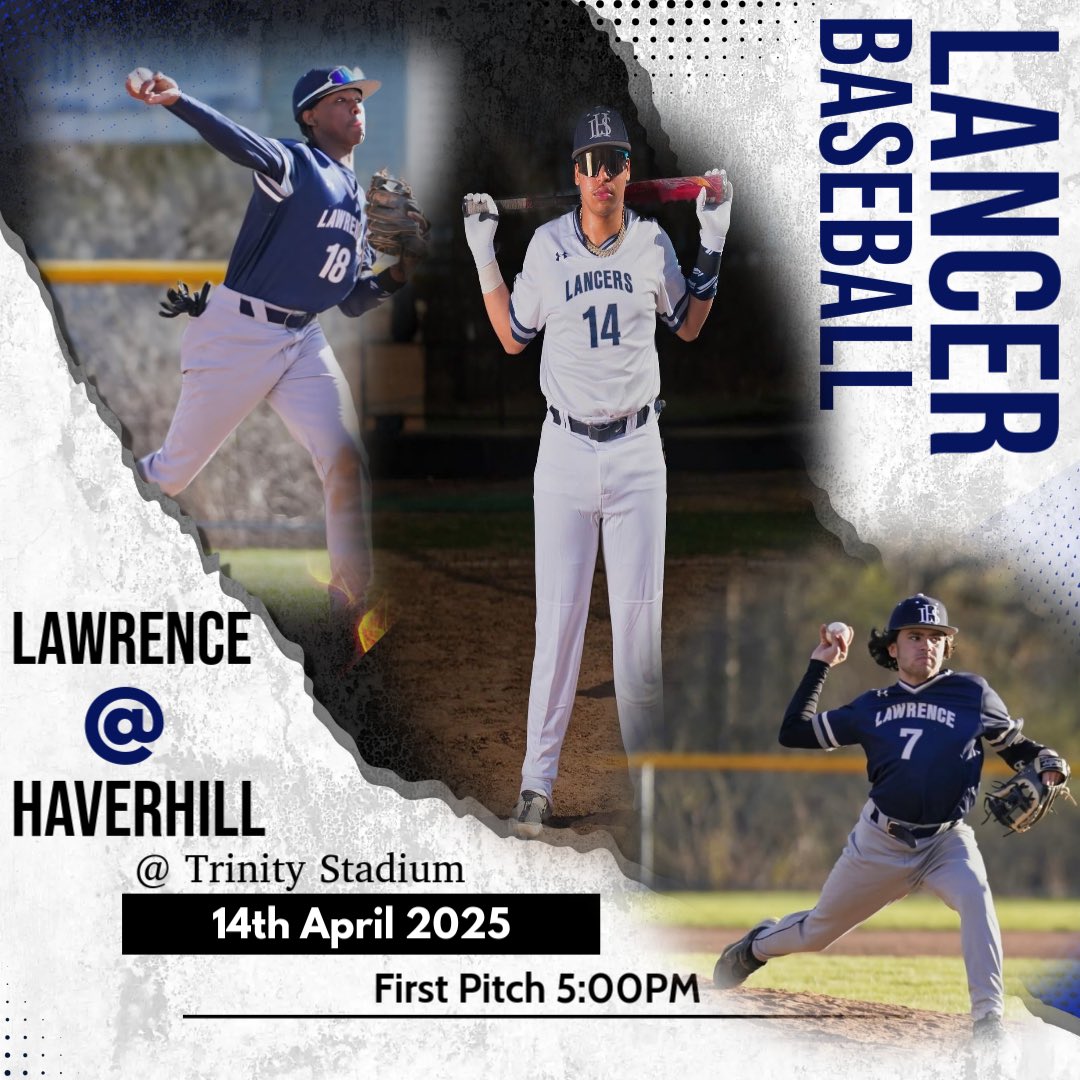 Lancers will be on the road tomorrow @ Haverhill. 5:00pm first pitch