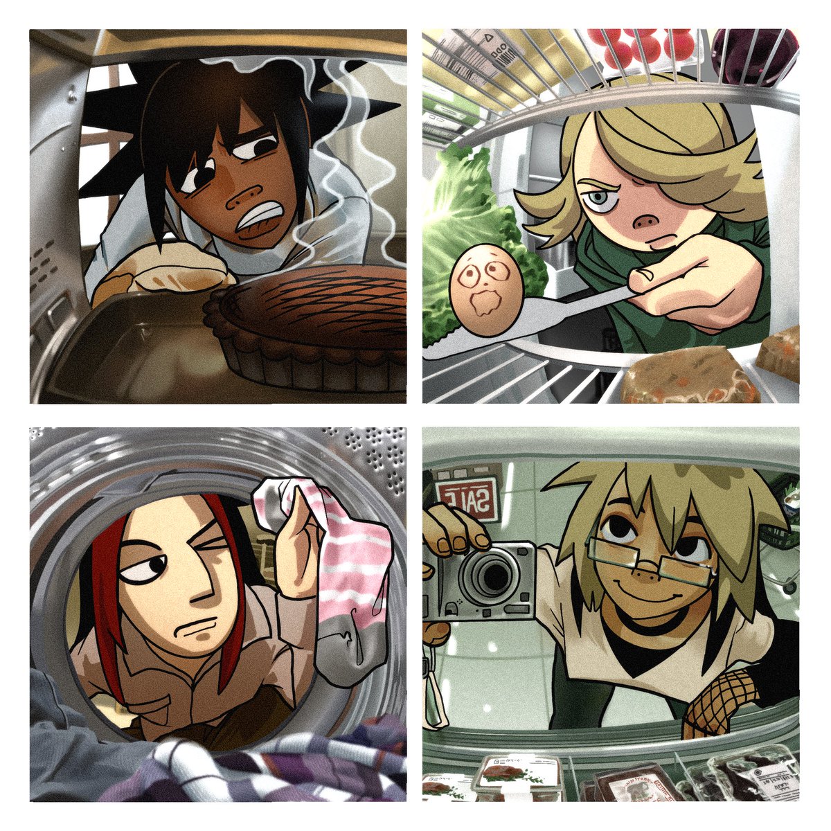 pbpanicbutton's tweet image. me and my art 👻