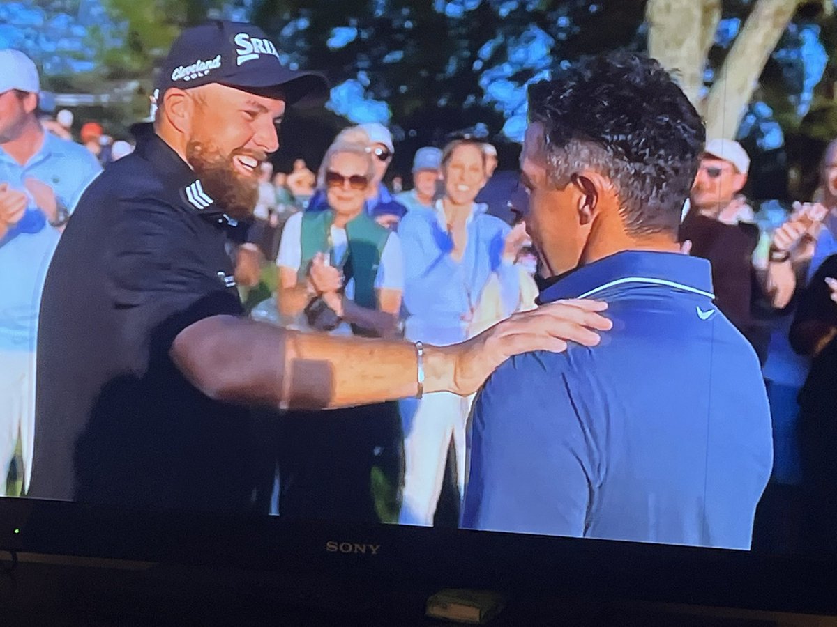 The boys. 🟢 #Rory #Shane #themasters