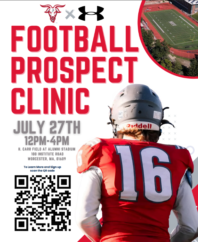 Chris Robertson (@coachrobfb) on Twitter photo COME AND COMPETE AT WPI THIS SUMMER✅
WPI FOOTBALL PROSPECT CLINIC JULY 27 ✅
SHOWCASE YOUR TALENTS AND LEARN FROM OUR STAFF <a href="/WPIFootball/">WPI Football</a>
…ootballcampsandclinics.totalcamps.com/shop/product/4… COME AND COMPETE AT WPI THIS SUMMER✅
WPI FOOTBALL PROSPECT CLINIC JULY 27 ✅
SHOWCASE YOUR TALENTS AND LEARN FROM OUR STAFF <a href="/WPIFootball/">WPI Football</a>
…ootballcampsandclinics.totalcamps.com/shop/product/4…