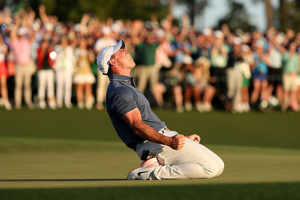 Golfing immortality.

Gene Sarazen, Ben Hogan, Gary Player, Jack Nicklaus, Tiger Woods, 𝐑𝐨𝐫𝐲 𝐌𝐜𝐈𝐥𝐫𝐨𝐲

The Grand Slam, at last, 𝐚𝐜𝐡𝐢𝐞𝐯𝐞𝐝.

#TheMasters
