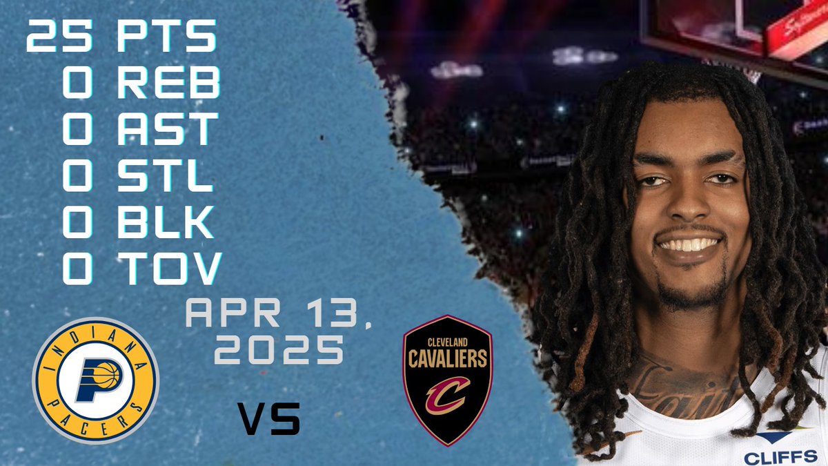 NBAPlayersHigh's tweet image. Emoni Bates Stats For Regular Season Game vs PACERS 13-04-2025 youtu.be/AzNZo0SwChQ

#EmoniBates #Emoni #Bates #nba #nbahighlights #basketball #cleveland #cavaliers #cavaliers #clevelandcavaliers