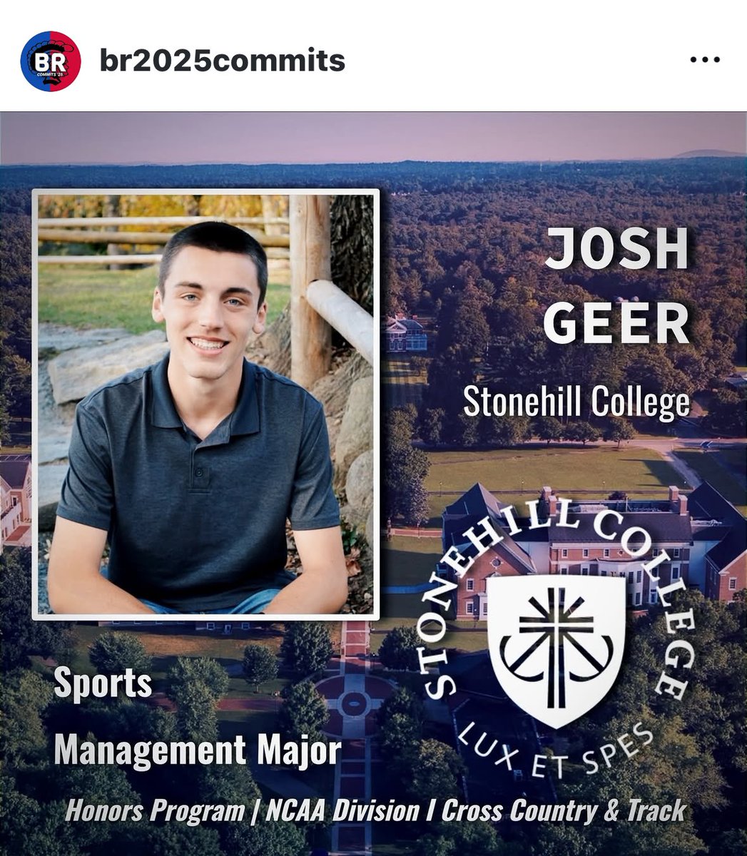 kgeer33's tweet image. Can’t wait to see all that he accomplishes at Stonehill! Go get ‘em bud! @GoStonehill
